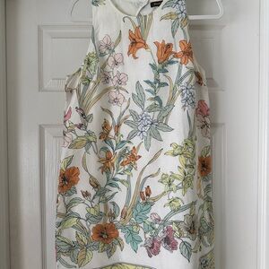 Tommy Bahamas Linen Floral Sleeveless Dress